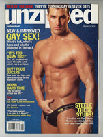 Unzipped 2003 Chris Steele, Sebastion Steele 82pgs Michael Brandon, Dudley Saunders Gay Magazine M28358