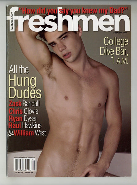 Freshmen 2009 Chris Clovis, Raul Hawkins, William West, Ryan Dyser, Zack Randall 74pgs Gay Magazine M28366