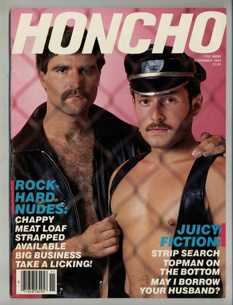 Honcho 1984 Jason Miller, Damon Douglas, Malexpress, Cityboy, Surge 98pgs Vintage Leather Gay Magazine M28371