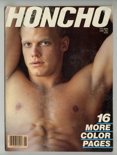 Honcho 1984 Rod Phillips, Kristen Bjorn, Bisonnes, Falcon, Surge 98pgs Beefcake Hunks Gay Magazine M28383