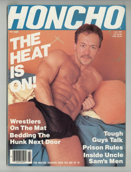Honcho 1987 Kristen Bjorn Vintage Buff Men 98pgs Gay Physique Pinup Magazine M28384