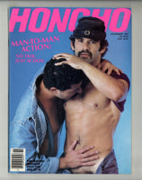 Honcho 1987 Jason Steele, Kristen Bjorn, Naakkve 98pgs Vintage Gay Pinup Magazine M28386