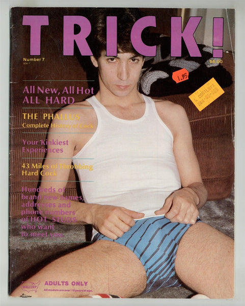 Trick! 1983 Well Hung Men Big Cocks 54pgs Stars Publications Gay Magazine M28391