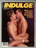 Indulge 1995 Travis McGee, Jonathon Steel, Chip Daniels, Alec Powers, Aron Waters 84pgs Gay Pinup Magazine M28400