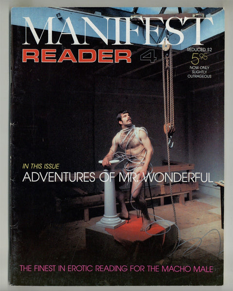 Manifest Reader #4 Alternate Pub 1989 Bill Ward 100pgs Gay Magazine M28467