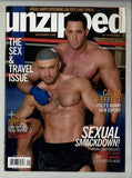 Unzipped 2009 Francois Sagat, Erik Rhodes, Aiden Ash 74pgs Bodybuilders Gay Pinup Magazine M28474