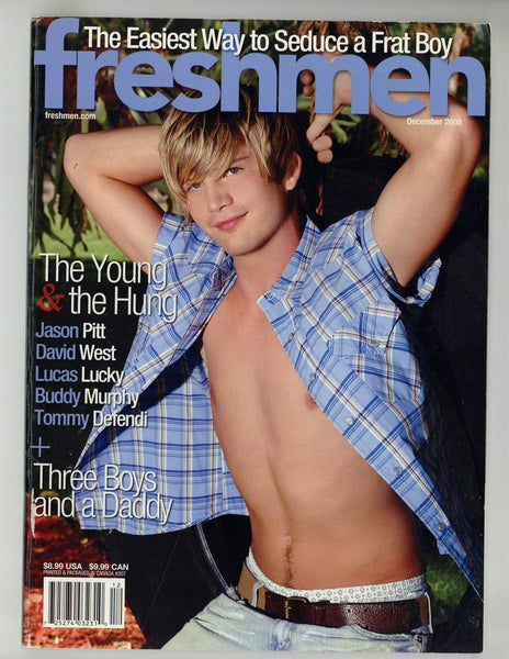 Freshmen 2008 Jason Pitt, David West, Lucas Lucky, Buddy Murphy, Tommy Defendi 74pgs Gay Magazine M28485