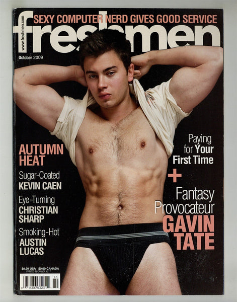 Freshmen 2009 Gavin Tate, Kevin Caen, Christian Sharp, Austin Lucas 74pgs Beefcakes Gay Pinup Magazine M28490