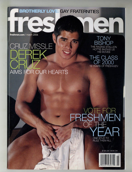 Freshmen 2006 Derek Cruz, Tony Bishop, Chad Leigh 82pgs Beefcake Hunks Gay Magazine M28500