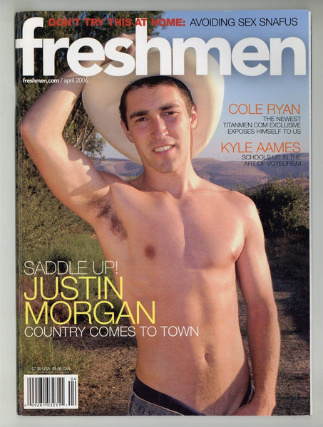 Freshmen 2006 Justin Morgan, Cole Ryan, Kyle Aames 82pgs Gay Pinup Magazine M28503