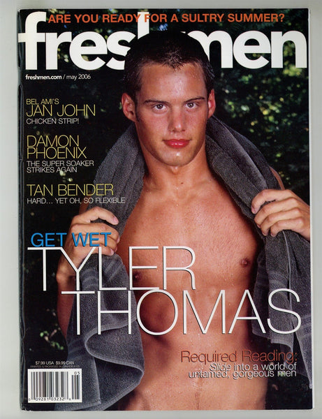 Freshmen 2006 Jan John, Damon Phoenix, Tyler Thomas 82pgs Gay Physique Pinup Magazine M28504