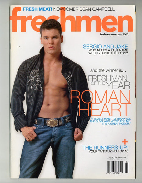 Freshmen 2006 Roman Hart, Sergio Anthony, Dean Campbell 82pgs Gay Magazine M28506