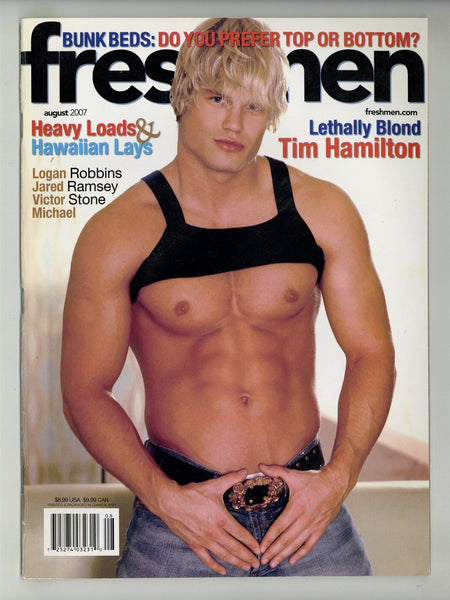 Freshmen 2007 Tim Hamilton, Logan Robbins, Jared Ramsey, Victor Stone 82pgs Gay Magazine M28508
