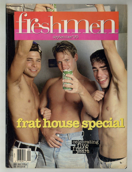 Freshmen 1995 Peter Volp, Andy Bellingham, Christian Fox 74pgs Gay Pinup Magazine M28519