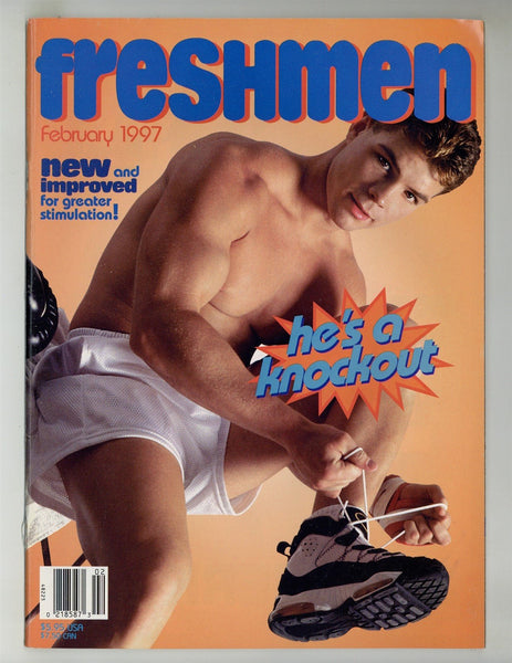 Freshmen 1997 David Villanova, Ty Russell, Alexander Strauss 74pgs Gay Pinup Magazine M28520