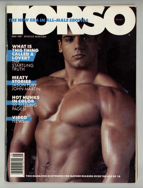 Torso 1987 Kristen Bjorn, Falcon, Eagle, Lobo Studios 100pgs Hot Hunks Gay Beefcake Magazine M28528