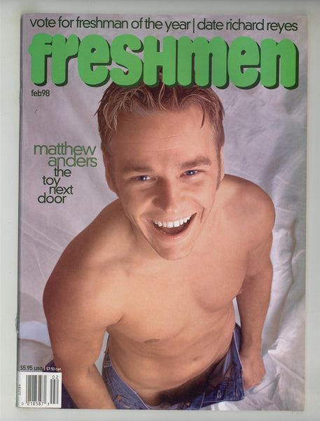 Freshmen 1998 Matthew Anders, Mark Allen, Josh Porter 74pgs Gay Pinup Magazine M28569