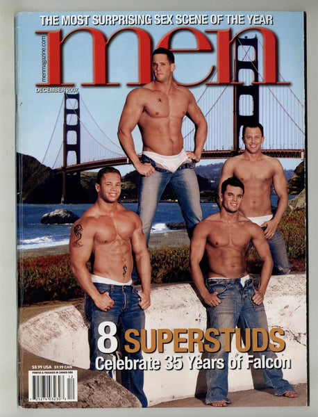 Men 2007 Falcon Special Matthew Rusk, Erik Rhodes, Roman Hart, Cort Donovan, Aden Jaric 74pgs Gay Magazine M28573