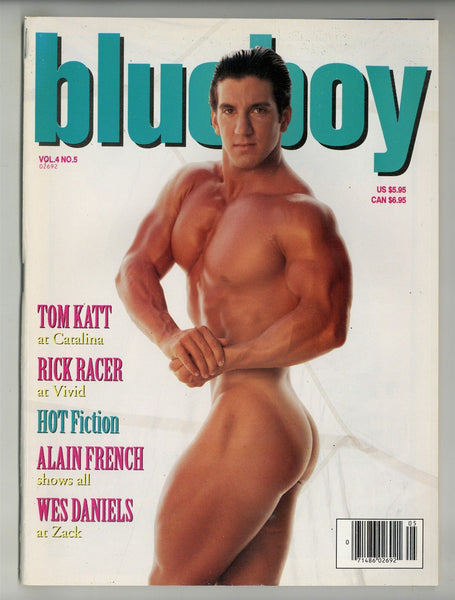 Blueboy 1993 Tom Katt, Rick Racer, Alain French, Wes Daniels 100pgs Catalina Studios Gay Magazine M28574