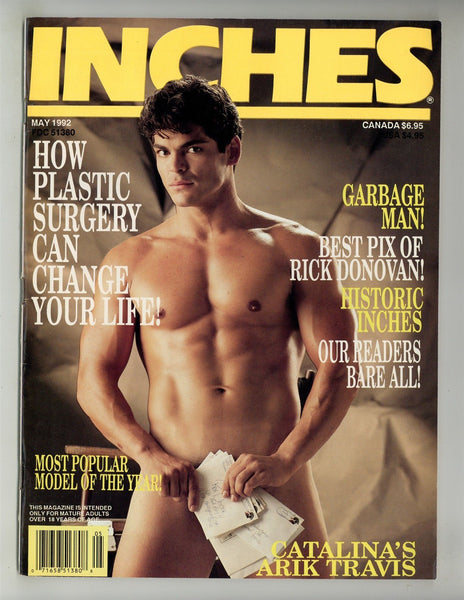 Inches 1992 David Martin, Arik Travis, Tony Angelo, Rick Donovan 100pgs Gay Beefcake Magazine M28588
