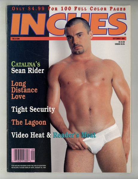 Inches 1994 Sean Rider, Mark Thomas, Cityboy, Catalina 100pgs Gay Beefcake Magazine M28601