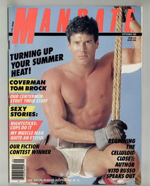Mandate 1987 Tom Brock, Sylvio Braga, Pat Allen, Casey Donovan, Kristen Bjorn 98pgs Gay Physique Magazine M28602