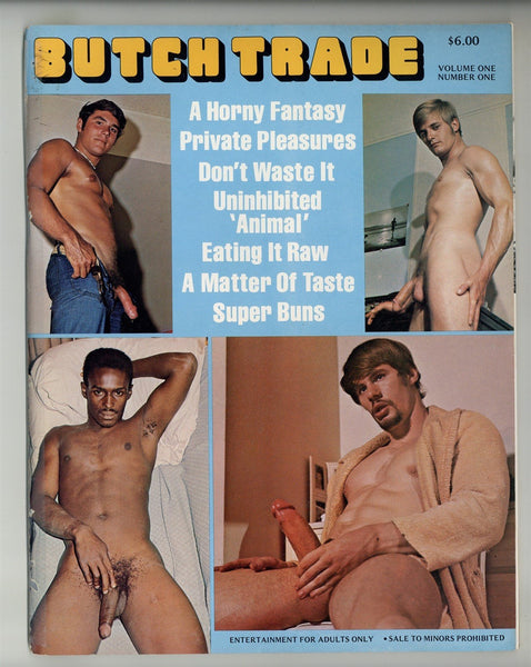 Butch Trade 1974 Male Beefcake Physique Pinup Pictorial 48pgs Big Cock Gay Magazine M28638