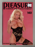 Pleasure #140 Traci Topps, Sharon Kane 1998 Alexandra Ross 116pgs Hard Sex Magazine M28671