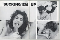Sucking 'Em Up 1979 Pictorial Sex Magazine 48pg Vintage Pornographic Pulp Fiction M28675