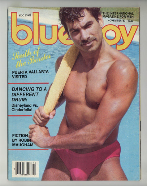 Blueboy 1982 Vintage Buff Beefcake 96pgs Leathermen Gay Magazine M28693