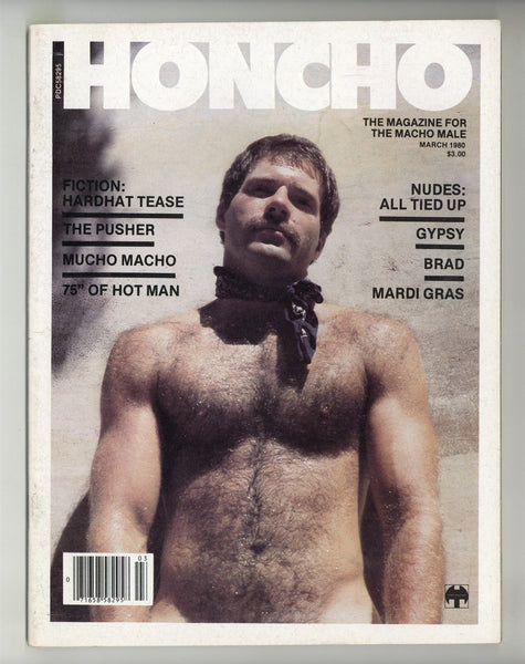 Honcho 1980 Rolf Van Bergman, Kyle Hazzard, Zeus, Target 80pgs Vintage Gay Leather Pinups Magazine M28698