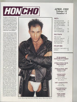 Honcho 1992 Roberto Roma, Christopher Rage 100pgs Naakkve Beefcake Hunks Gay Magazine M28754