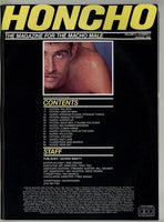 Honcho 1985 Malexpress Studios, Mavety Press, Surge Studios 98pgs Vintage Beefcake Leather Gay Magazine M28784