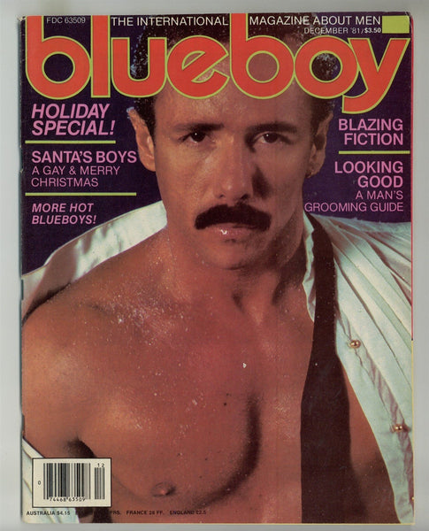 Blueboy 1981 Ricky Draper 96pg Vintage Beefcake Gay Physique Magazine M28809