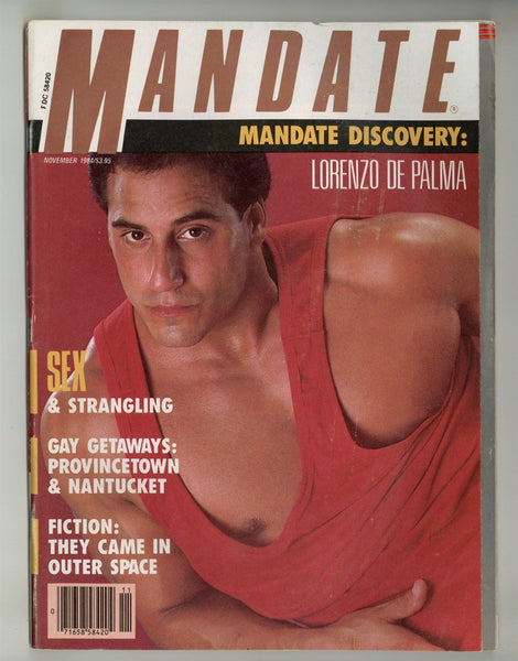 Mandate 1984 Lorenzo De Palma, Kristen Bjorn, Malexpress 98pgs Gay Pinup Magazine M28816