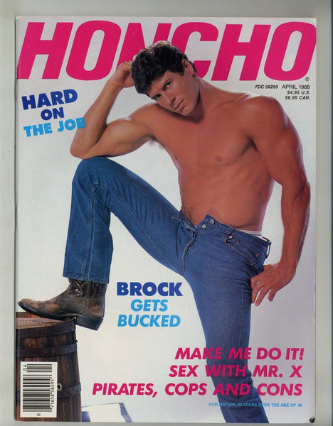Honcho 1988 Tom Brock, Catalina, Kristen Bjorn, Malexpress 98pgs Cityboy Gay Magazine M28818