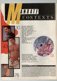 Mandate 1985 Malexpress, Kristen Bjorn, Naakkve 98pg Vintage Gay Leathermen Magazine M28834