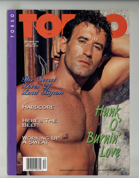Torso 1994 Nick Romano, Drew Berry, Renato Soares, Dave Trenton 100pgs Christian Fox Gay Beefcake Magazine M28853