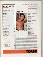 Torso 1994 Nick Romano, Drew Berry, Renato Soares, Dave Trenton 100pgs Christian Fox Gay Beefcake Magazine M28853