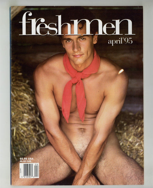 Freshmen 1995 Marty Bevins, Brandon Hunter, Leo Husek 74pgs Eddie Cochran Gay Magazine M28855