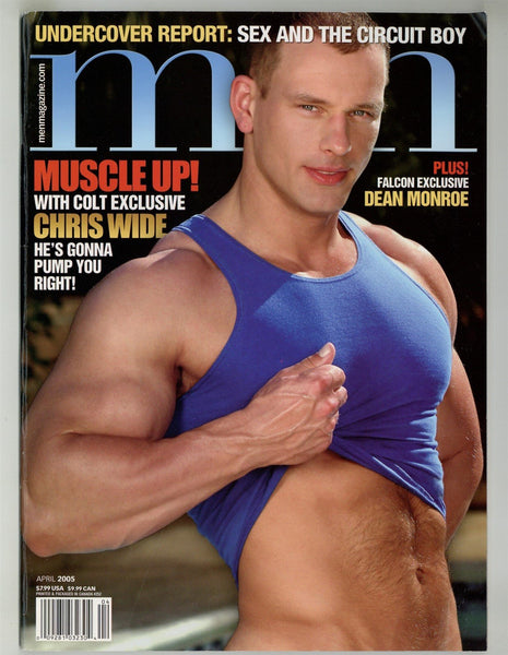 Men 2005 Chris Wide, Paul Becker, Derek Bartek 82pgs Gay Pinup Magazine M28899