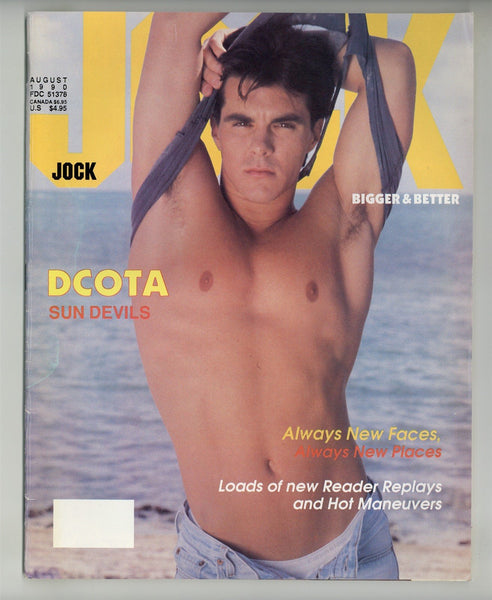 Jock 1990 Rob Capp, Brock Logan, Mark Rebel 84pgs Jim Dunnigan Athletic Pinups Gay Magazine M28917