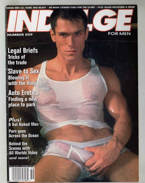 Indulge 2001 Federico Bulsara, Tabor Schnidler, Shane Rockford 84pgs Gay Pinup Magazine M28928