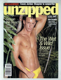 Unzipped 2000 Nick Steele, Enrique Rivera, Casey Jordan 50pgs Gay Beefcake Magazine M29009