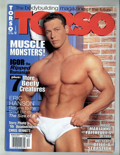 Torso 2000 Cody Brooks, Eric Hanson, Rick Darius 100pgs Chris Bennett Gay Pinup Magazine M29028