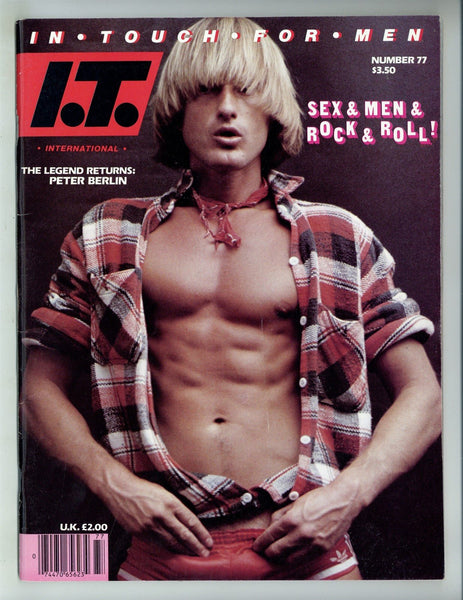 In Touch 1983 Rick Draper, Peter Berlin, Dan Silva 100pgs Beefcake Hunks Gay Pinup Magazine M29034