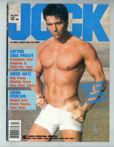 Jock 1988 Tony Tenille, Steve Hammond, Ray Stockwell , Kurt Bauer 94pgs David Diamani Gay Magazine M29035