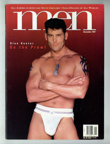 Men 1997 Glen Hunter, Dean Pierce, Steve Gregory 90pgs Jamie Hendrix Gay Pinups Magazine M29040
