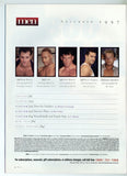 Men 1997 Glen Hunter, Dean Pierce, Steve Gregory 90pgs Jamie Hendrix Gay Pinups Magazine M29040