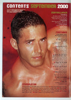 Unzipped 2000 Dean Phoenix, Mark Wolff 82pg Billy Herrington Gay Magazine M29041